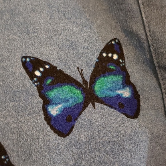 Tommy Hilfiger butterfly 3/4 sleeve top - Picture 3 of 6